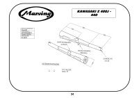MARVING Auspuff paar "Master" verchromt für Kawasaki Z 400 G K4G & 440