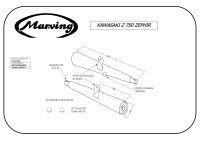 MARVING Auspuff paar "Master" verchromt für Kawasaki ZR 750 Zephyr (Bj.91-98) ZR750C