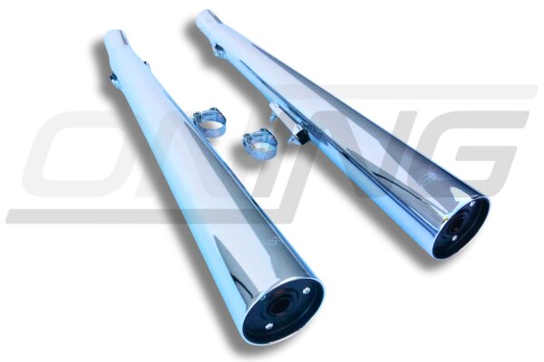 MARVING Auspuff paar "Master" verchromt für Suzuki GS 650 GT GS650GT