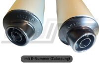 MARVING Auspuff Paar "Master" schwarz + Alu...