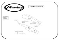 MARVING Auspuff Paar "Master" schwarz lackiert für Suzuki GSX 1100 EF GV71C