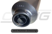 MARVING Auspuff Enduro EDR schwarz lackiert für Aprilia 650 PEGASO GA MX 1992-1996