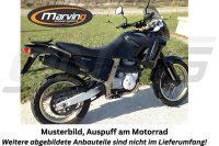 MARVING Auspuff Enduro EDR schwarz lackiert für Aprilia 650 PEGASO GA MX 1992-1996