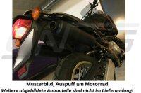 MARVING Auspuff Enduro EDR schwarz lackiert für Aprilia 650 PEGASO GA MX 1992-1996