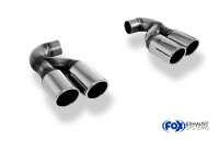 FOX Endrohrpaar zum Anschweißen - 2x90 Typ 16...