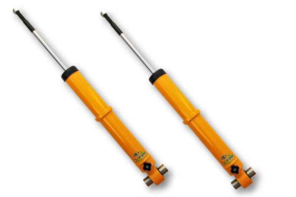 SPAX Stoßdämpfer härteverstellbar PSX für Audi 100 Avant 4A C4 mit Schlechtwege-Dämpfern HINTEN HA gekürzt 40mm