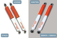 2 Stoßdämpfer Trailmaster für Nissan Datsun Pickup Y720 4WD 0-30mm Bj 80-86 Vorne Hinten