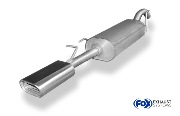 FOX Endschalldämpfer - 135x80 Typ 53 passend für VW Passat 35i - Bj. ab 10/93`