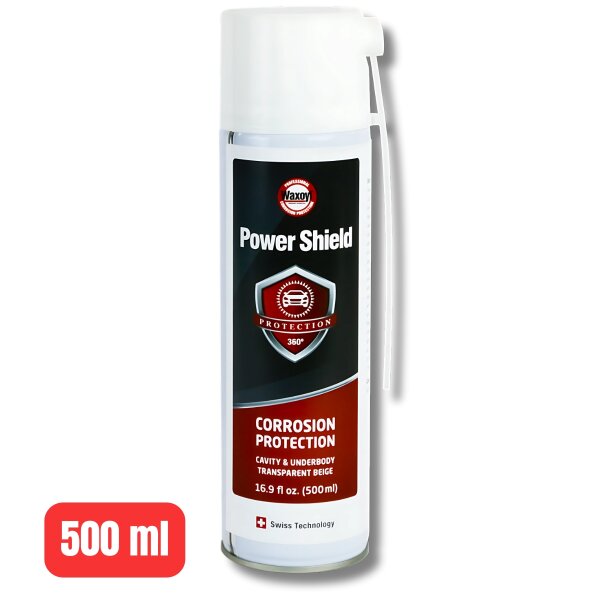 Waxoyl 500ml Power Shield Spray Wachs Korrosionsschutz Rostschutz Hohlraumschutz