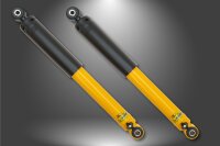 SPAX Stoßdämpfer härteverstellbar PSX für Ford Cortina Mk. III 1600 GT HINTEN HA gekürzt 45mm