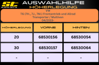 ST Höherlegung HA 30 MM für VW T5 & T6 68530064