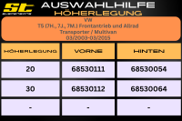 ST Höherlegung HA 30 MM für VW T5 & T6 68530064