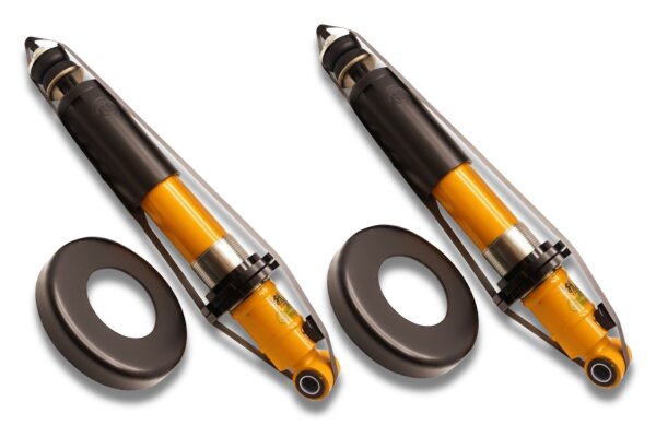 SPAX Stoßdämpfer härteverstellbar PSX für Lotus Esprit S4 16V Turbo SE HINTEN HA höhenverstellbar