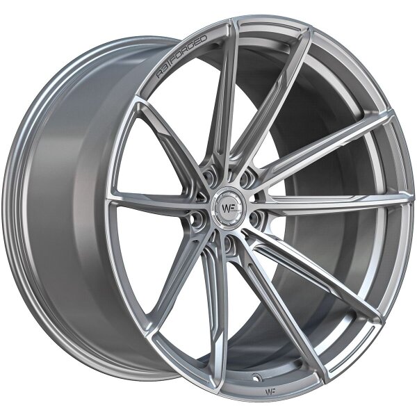 Wheelforce RACE.THREE 10,5x20 5/112 ET14 Frozen Silver Alufelge (Einzelfelge)
