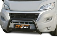 Edelstahl Frontbügel für FIAT DUCATO ab 2014 Frontschutzbügel SCHWARZ