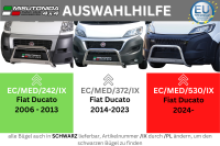 Edelstahl Frontbügel für FIAT DUCATO ab 2014 Frontschutzbügel SCHWARZ