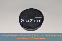 4er Set PDC Sticker Deaktivierung Parksensoren Einparkhilfe Abdeckung