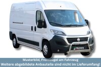 Edelstahl Frontbügel für FIAT DUCATO Camper & Maxi ab 2014 Frontschutzbügel
