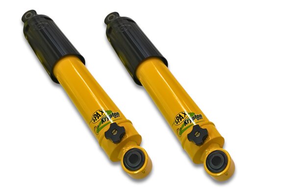 SPAX Stoßdämpfer härteverstellbar PSX für Austin Mini 1275 GT HINTEN HA gekürzt 25mm