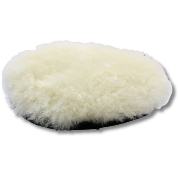 CLEANEXTREME Lammfell-Hand - Polierpad Weiß - 1 Stück