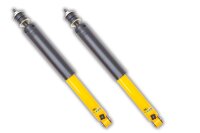 SPAX Stoßdämpfer härteverstellbar PSX für Opel Commodore C E HINTEN HA gekürzt 60mm