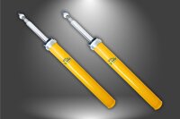 SPAX Stoßdämpfer härteverstellbar PSX für Opel Kadett E VORNE VA gekürzt 60mm