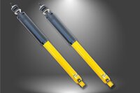 SPAX Stoßdämpfer härteverstellbar PSX für Opel Kadett E Cabriolet HINTEN HA gekürzt 40mm