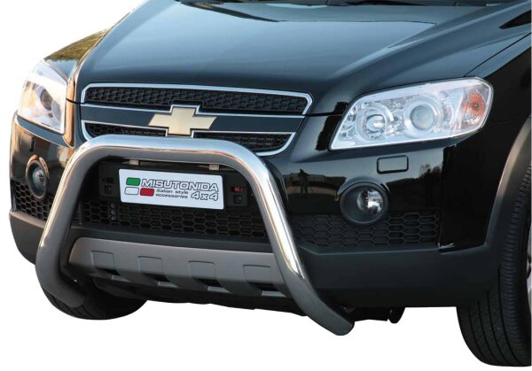 Frontbügel Edelstahl für Chevrolet Captiva 2006 - 2010 76mm mit Gutachten