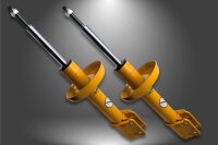 SPAX Stoßdämpfer härteverstellbar PSX für Vauxhall Nova CC GSi VORNE VA