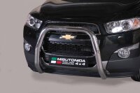 Frontbügel Edelstahl für Chevrolet Captiva 2011 - 76mm mit Gutachten Frontschutzbügel