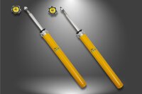 SPAX Stoßdämpfer härteverstellbar PSX für Opel Senator A VA gekürzt 40mm