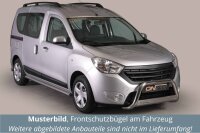 Frontbügel Edelstahl für Dacia Dokker 2014 - 63mm mit Gutachten Frontschutzbügel
