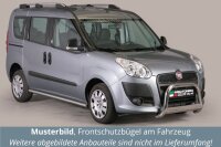 Frontbügel Edelstahl für Fiat Doblo 2010 - 2015 63mm mit Gutachten Frontschutzbügel