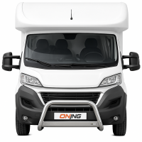 Frontbügel Edelstahl für Fiat Ducato 2014 - Ø63mm mit Gutachten Frontschutzbügel