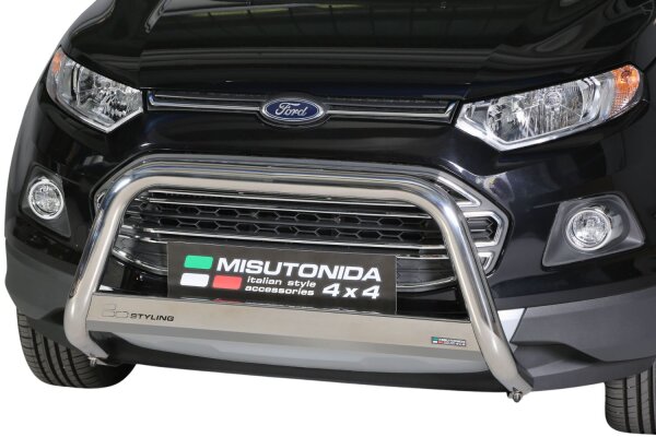 Frontbügel Edelstahl für Ford Ecosport 2014 - 63mm mit Gutachten Frontschutzbügel