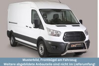 Frontbügel Edelstahl für Ford Transit 2014-2024 Ø63mm mit Gutachten Frontschutzbügel