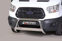 Frontbügel Edelstahl für Ford Transit 2014 - 63mm mit Gutachten Frontschutzbügel