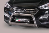 Frontbügel Edelstahl für Hyundai Santa Fe 2012 - 63mm mit Gutachten Frontschutzbügel