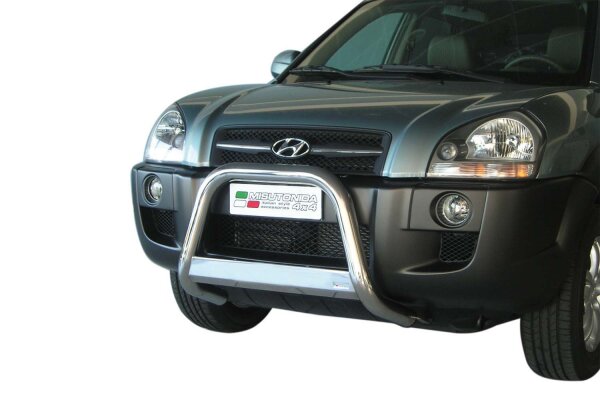 Frontbügel Edelstahl für Hyundai Tucson 2004 - 2014 63mm mit Gutachten Frontschutzbügel