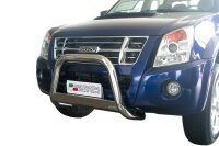 Frontbügel Edelstahl für Isuzu D-Max 2007 - 2011 Ø63mm mit Gutachten Frontschutzbügel