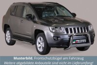 Frontbügel Edelstahl für Jeep Compass 2011 - 2017 63mm mit Gutachten Frontschutzbügel