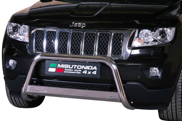 Frontbügel Edelstahl für Jeep Grand Cherokee WK2 2011 - 2014 63mm mit Gutachten