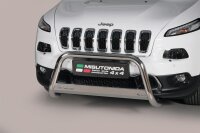 Frontbügel Edelstahl für Jeep Cherokee 2014 - 63mm mit Gutachten Frontschutzbügel