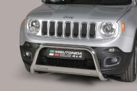 Frontbügel Edelstahl für Jeep Renegade 2014-2017 Ø63mm mit Gutachten Frontschutzbügel