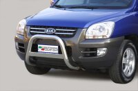 Frontbügel Edelstahl für KIA Sportage 2004 - 2007 63mm mit Gutachten Frontschutzbügel