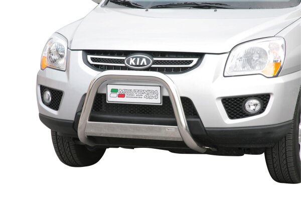 Frontbügel Edelstahl für KIA Sportage 2008 - 2010 63mm mit Gutachten Frontschutzbügel