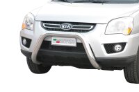 Frontbügel Edelstahl für KIA Sportage 2008 - 2010 76mm mit Gutachten Frontschutzbügel