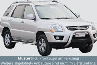 Frontbügel Edelstahl für KIA Sportage 2008 - 2010 76mm mit Gutachten Frontschutzbügel