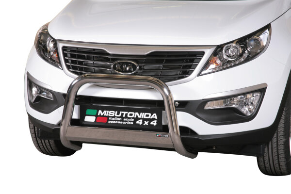 Frontbügel Edelstahl für KIA Sportage 2010 - 2015 63mm mit Gutachten Frontschutzbügel