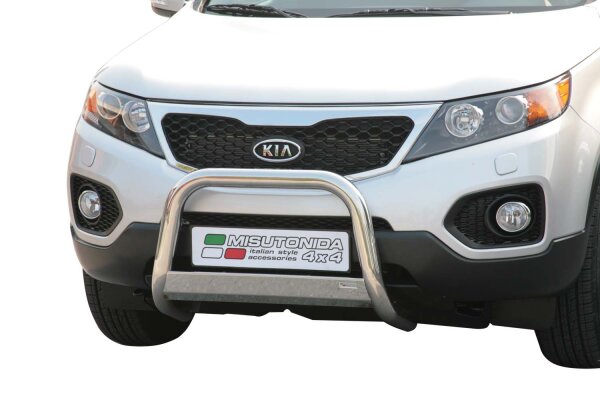 Frontbügel Edelstahl für KIA Sorento 2009 - 2012 63mm mit Gutachten Frontschutzbügel